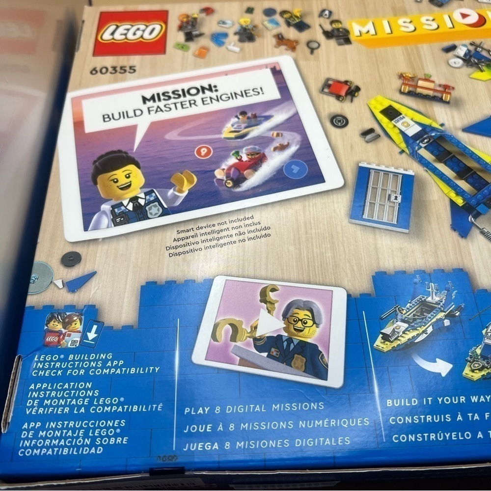 LEGO City 60355 Water Police Detective Missions New Sealed retired - Picture 4 of 10